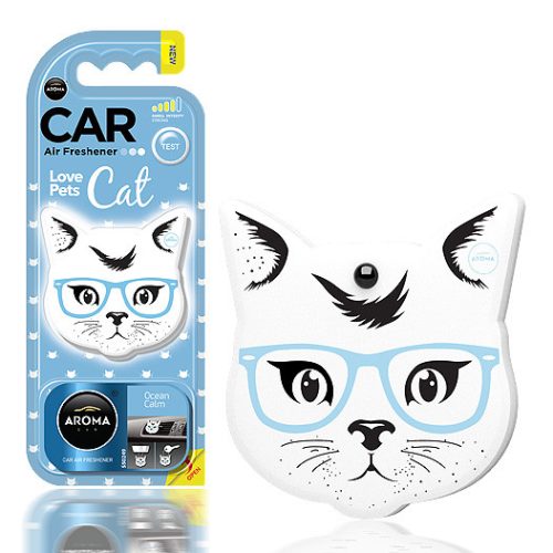 Aroma Car illatosító - macska - Ocean Calm