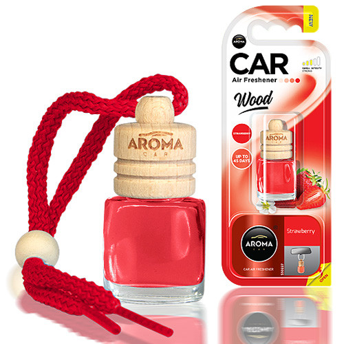 Aroma Car fakupakos illatosító - eper illat - 6ml