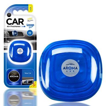 Aroma Car Loop Gel illatosító - new car illat
