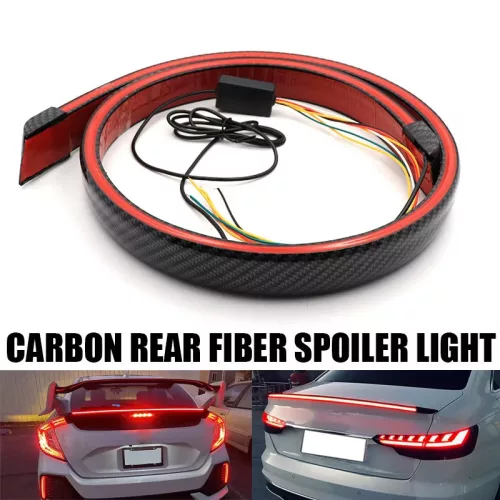 MaxSpeed Spoiler LED hátsó világítással - karbon