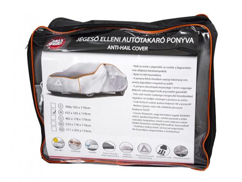 MaxSpeed jégeső elleni autótakaró ponyva - M - 432x165x119cm
