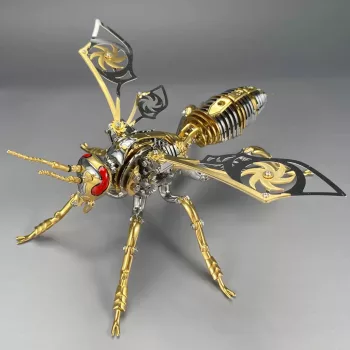 3D fém darász Puzzle - arany