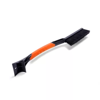 Kefés jégkaparó gumírozott nyéllel - 58 cm