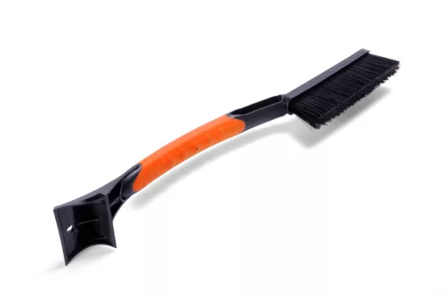 Kefés jégkaparó gumírozott nyéllel - 58 cm