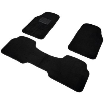   Autószőnyeg textil 3 részes szett, taposóbetéttel, 70x45, 43x132