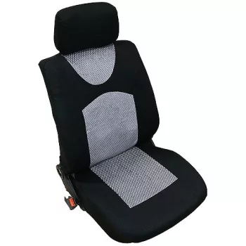 Univerzális, 10 részes üléshuzat szett - fekete-szürke