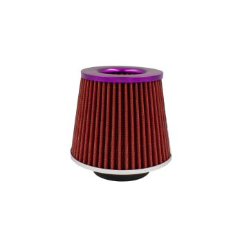MaxSpeed sport levegőszűrő - króm/piros/lila - 15,2cm