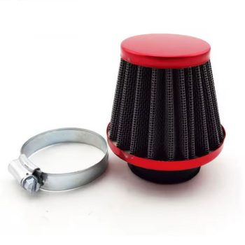 MaxSpeed karterszűrő - meggyvörös-ezüst - 12mm