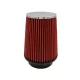MaxSpeed sport levegőszűrő - fekete/piros - 22cm