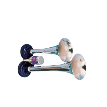 Levegőről üzemeltethető két tónusú króm kürt