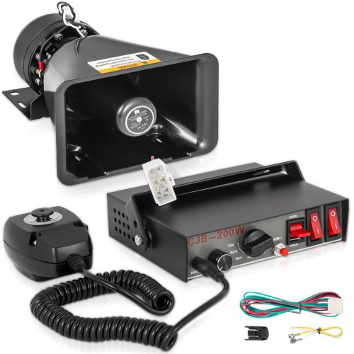 MaxSpeed sziréna és mikrofon szett - 12V