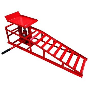   Rámpa (acél) hidraulikus emelővel, 2T teherbírású bal oldali
