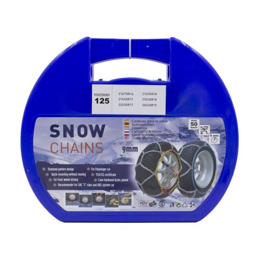 Hólánc, 125-ös, rombusz mintás - KNS125 - 9mm - párban