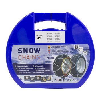 Hólánc, 95-ös, rombusz mintás - KNS95 - 9mm - párban