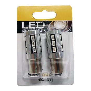   Maxspeed Maxspeed BA15S 12-24V Can-Bus 18xSMD piros színű - párban