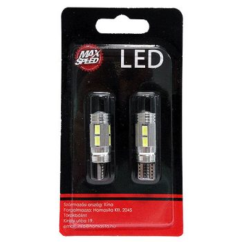   Maxspeed Maxspeed T10 Can-Bus ALU 10xSMD fehér színű - párban
