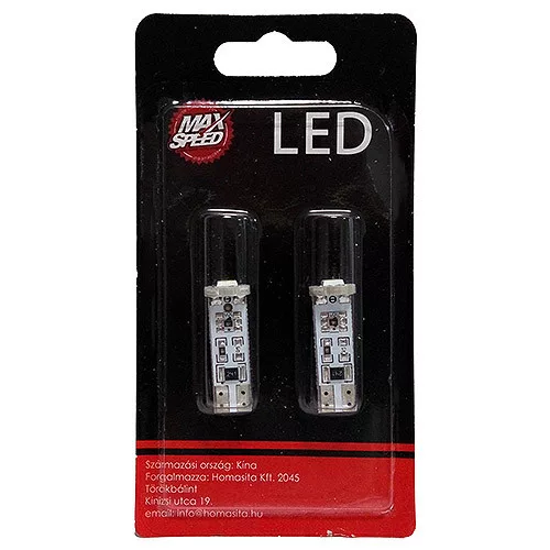 Maxspeed W5W T10 Can-Bus LED 1xSMD - párban