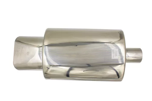 MaxSpeed kipufogódob, ovál véggel - króm - 63mm