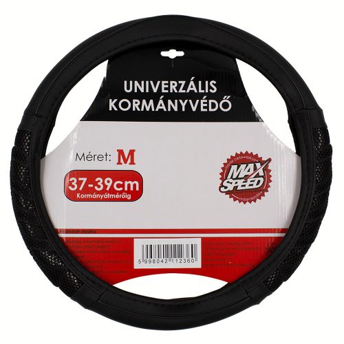 MaxSpeed méhsejt mintás kormányvédő - fekete - 37-39cm