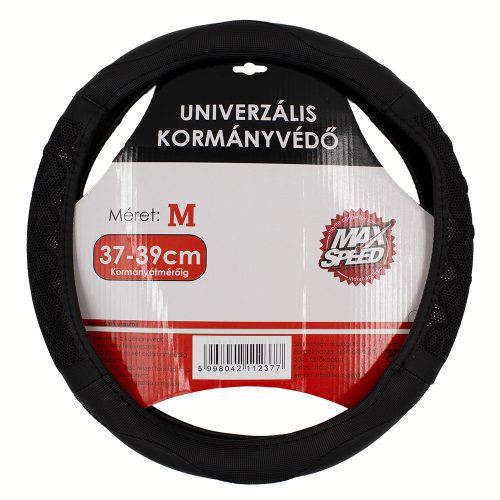 MaxSpeed méhsejt mintás kormányvédő - fekete - 37-39cm