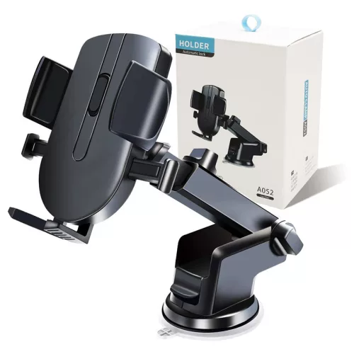 MaxSpeed univerzális tapadókorongos mobil tartó - fekete