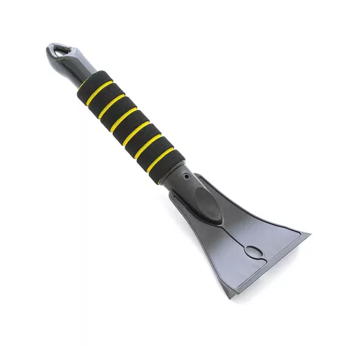 Masszív jépkaparó 30cm-es nyéllel, szivacs markolattal