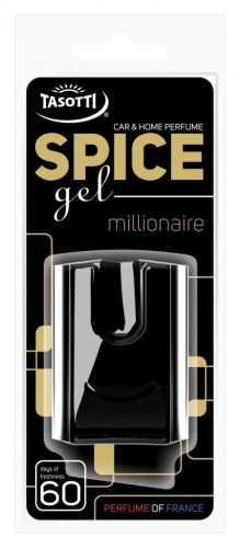 Tasotti Spice Gel illatosító - Millionaire illat - 8ml