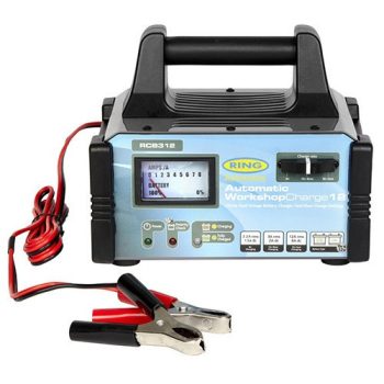   Ring RECB312 automata akkumulátor töltő - szervizeknek - 6/12V - 12A