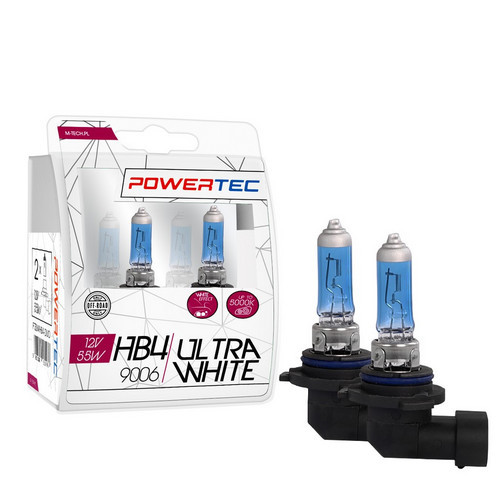 PowerTec Ultra White HB4 9006 izzó 12V DUO - párban
