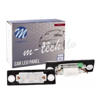   M-Tech LP-VWP2 LED rendszámtábla világítás - Volkswagen/Porsche - 2db