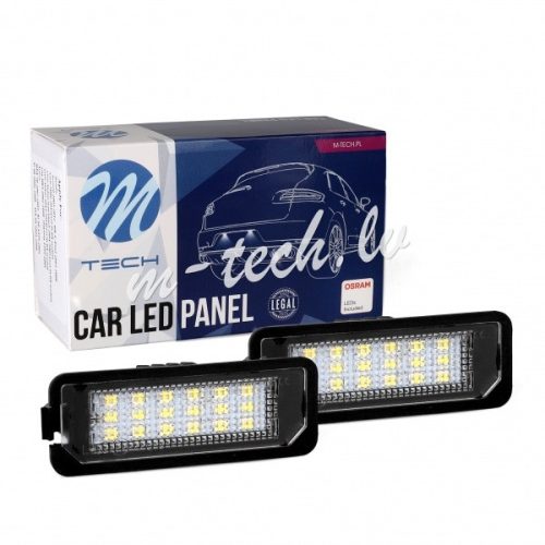 M-Tech LP-VWP2 LED rendszámtábla világítás - Volkswagen - 2db
