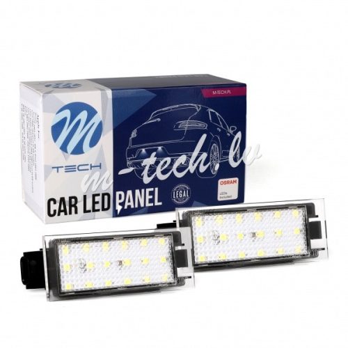 Renault LED rendszámvilágítás - párban