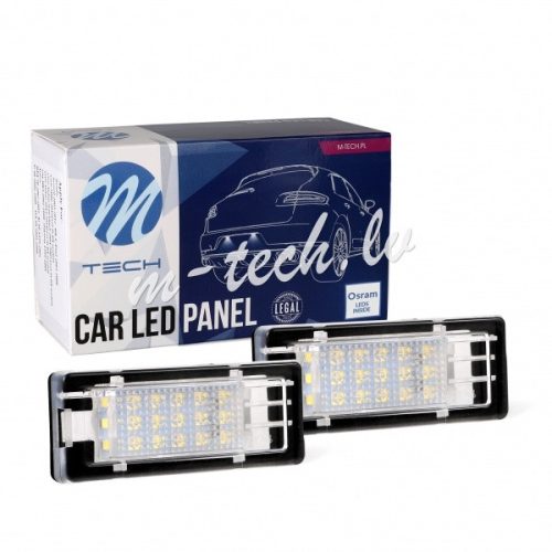 Renault LED rendszámvilágítás - párban