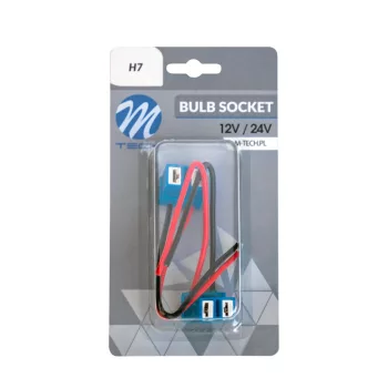 H7 kerámia izzó foglalat - 12/24V - párban