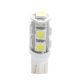 T10 9x SMD LED izzó - 12V W5W - 1db