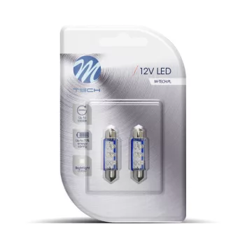 M-Tech Szofita LED 41mm 6-dióda kék színű - párban