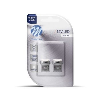 M-Tech T20 SMD LED izzó W21W - 21W 12V - párban