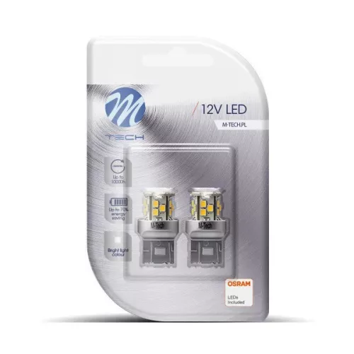M-Tech T20 W21/5W LED 21xSMD fehér színű - párban