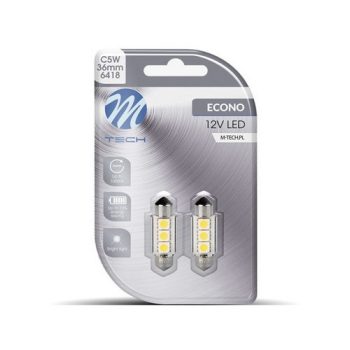   M-Tech Szofita LED 36mm 3x5050 SMD Can-Bus fehér színű - párban