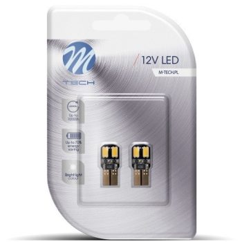 M-Tech T10 LED P 4x5730 SMD Can-Bus fehér színű - párban