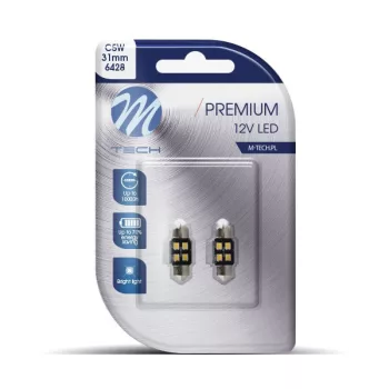 M-Tech Sofita LED izzó - C5W 12V 31mm - párban