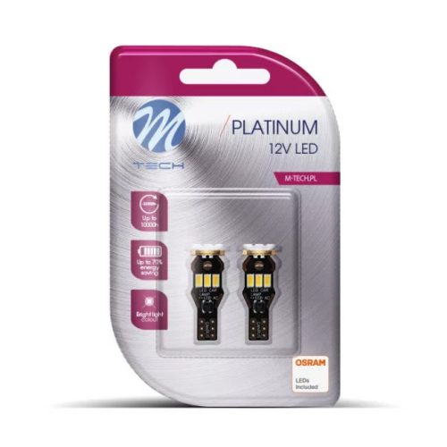 M-Tech T15 W16W 9xSMD5630 Can-Bus fehér színű - párban