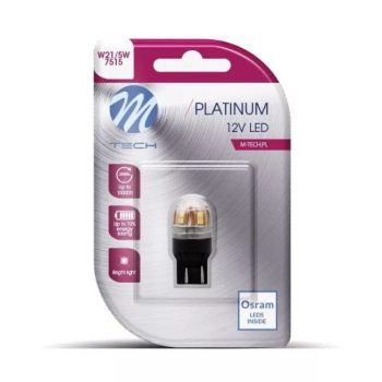 M-Tech Platinum Canbus LED izzó - W21/5W - W23X16d