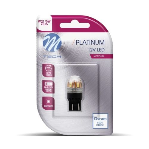 M-Tech Platinum Canbus LED izzó - W21/5W - W23X16d