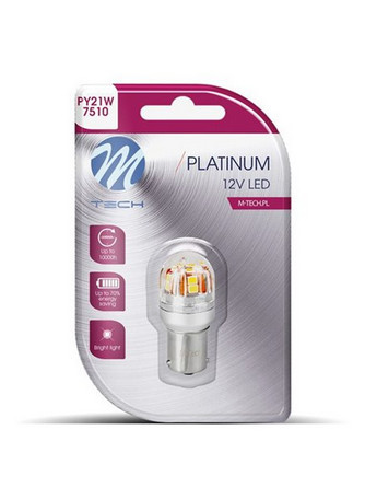 M-Tech LB832Y01B PY21W Canbus Led izzó - sárga - 12V