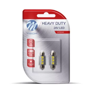   M-Tech 24V C5W,C10W 36mm szofita 3xSMD5050 Can-Bus, fehér színű - párban