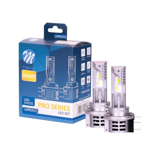 M-Tech Pro Smart 12V H15 LED izzó - párban