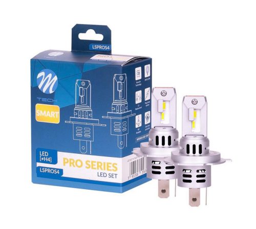 M-Tech Pro Series H4 LED fényszóró - 12V 6000K - párban