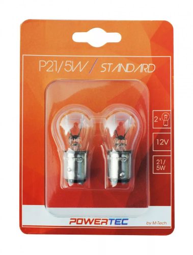 Powertec Standard BAY15d 21/5W halogén izzó 12V (biszter)