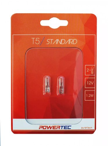 Powertec Standard T5 halogén izzó 12V (bliszter)